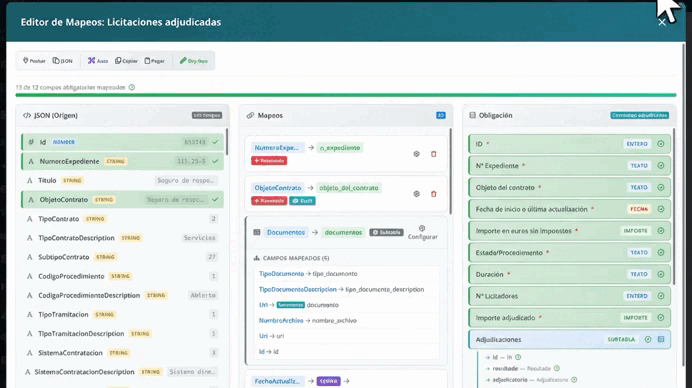 Automatització de dades